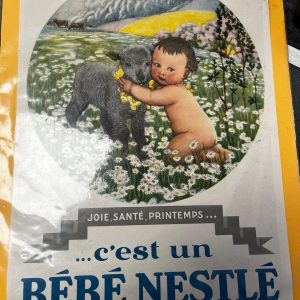 AFFICHES NESTLE SIGNEE (915)
