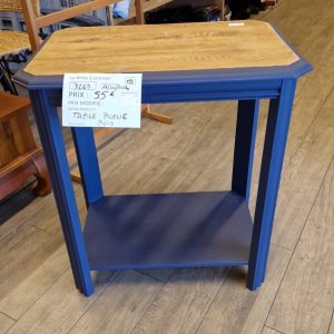 table bleue bois (3269).