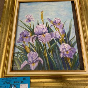 PEINTURE  »LES IRIS » (6406)