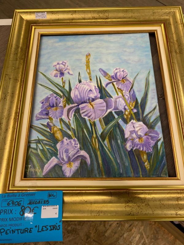 PEINTURE ''LES IRIS'' (6406)
