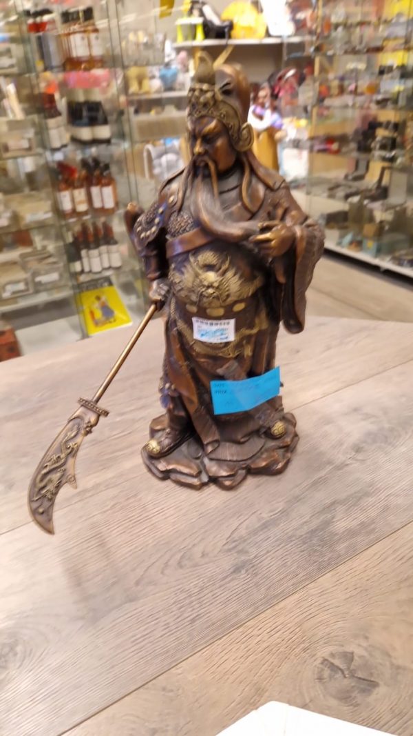 statue chinoise bronze (12331).