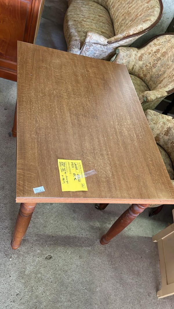 TABLE DE CUISINE + RALLONGES (11507) – Image 2