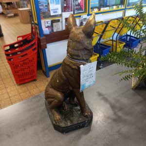 Chien en plâtre 1950  (10754)