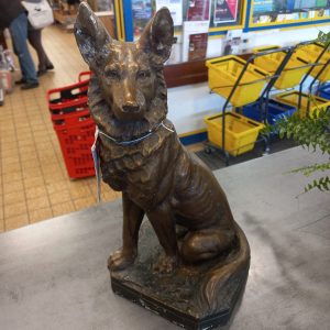 Chien en plâtre 1950  (10754)