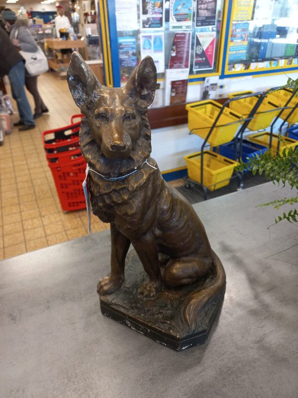 Chien en plâtre 1950  (10754)