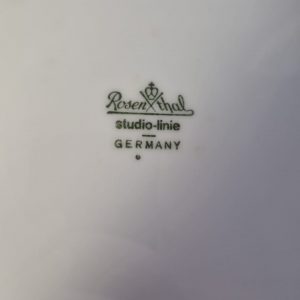 Assiette déco allemand signé (418)