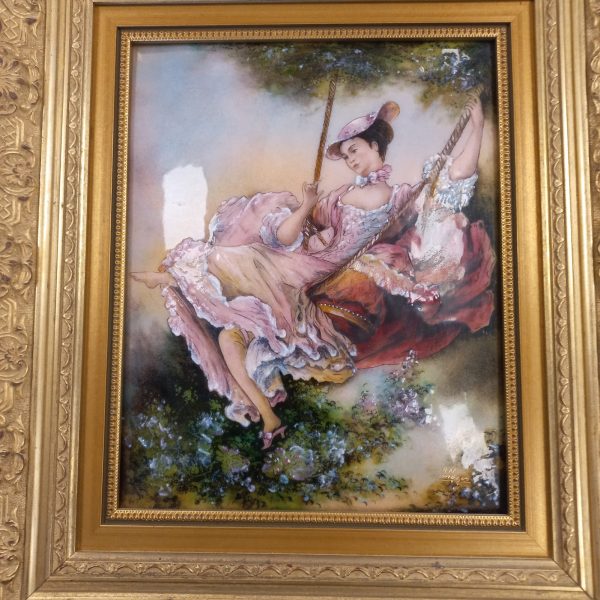 émail fille qui se balance (2666) – Image 4
