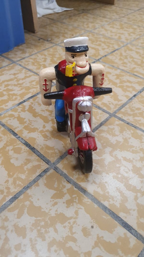 statue motard (9707)