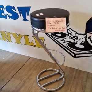 tabouret de bar assise noire (10004).