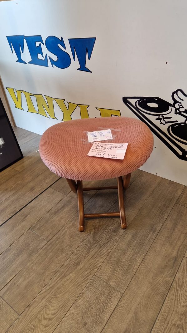 pouf tissu vieux rose (2098).