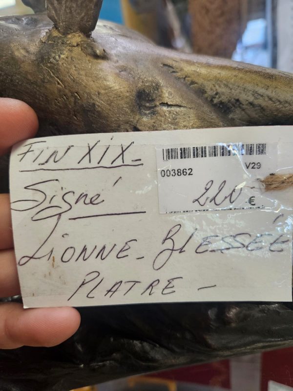 STATUE LIONNE BLESSEE (3862) – Image 4