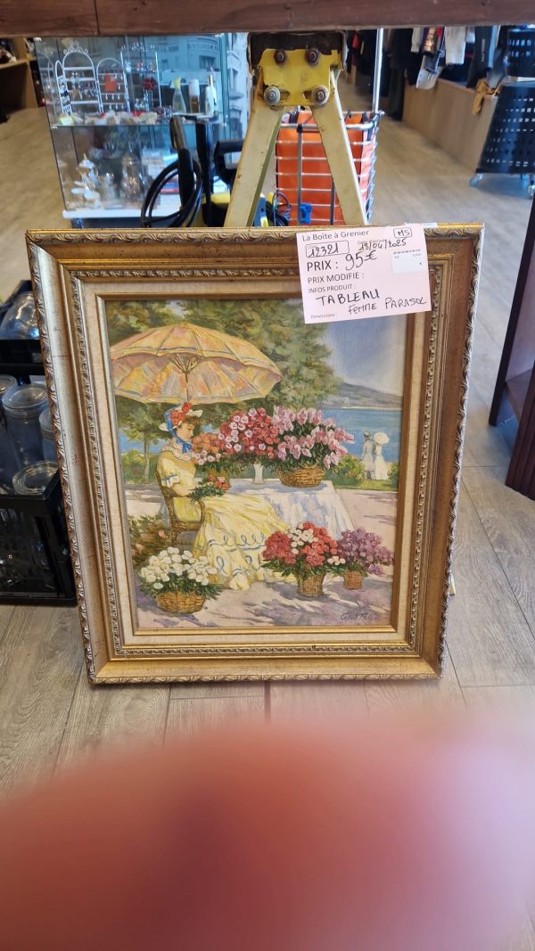 tableau femme parasol (12321).