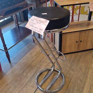 tabouret de bar assise noire (10004).