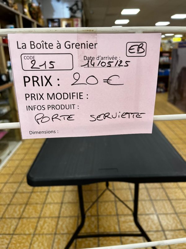 PORTE SERVIETTE (215) – Image 2