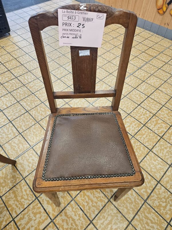 CHAISE ADELE (5453) (VENDU A L'UNITÉ, 2 DISPOS)