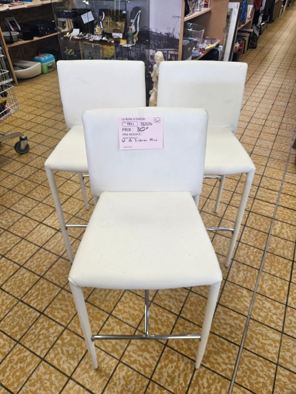 LOT DE 3 CHAISES ALINEA (7831)
