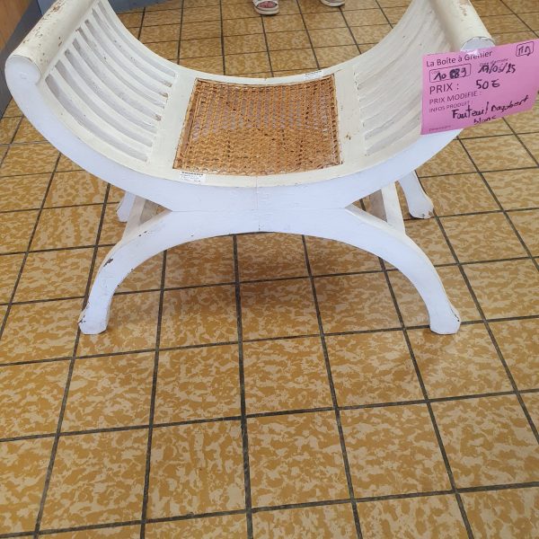 fauteuil Dagobert Blanc (10889)