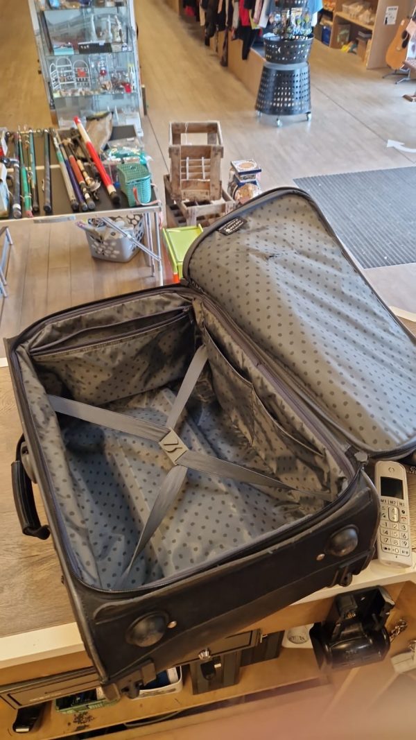 valise à roulettes noire (12321). – Image 2