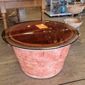 table ronde sur roulettes (2918).