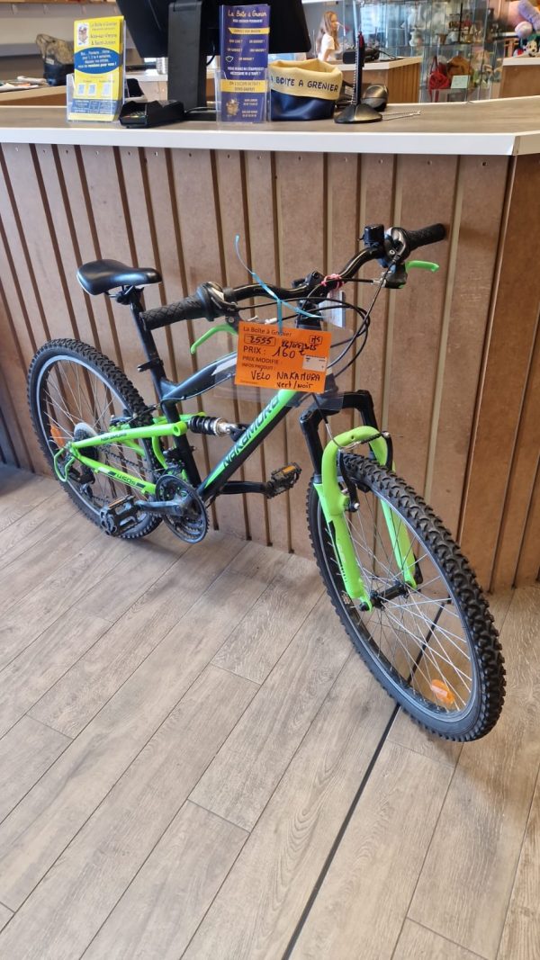 vélo Nakamura vert / noir (2555).