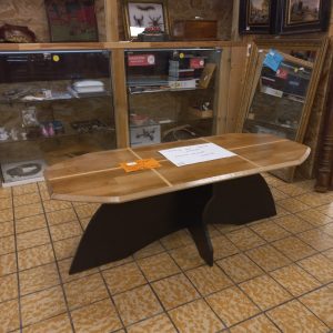 TABLE EN CHENE MASSIF 118×50  (876)