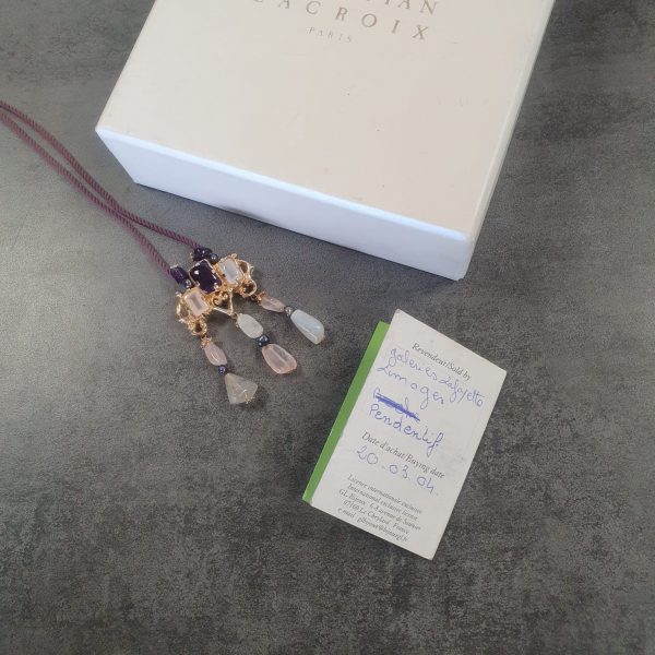 PENDENTIF CHRISITAN LACROIX (215)