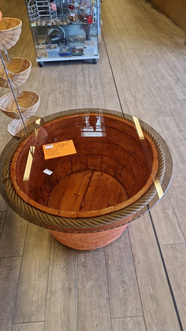 table ronde sur roulettes (2918). – Image 2