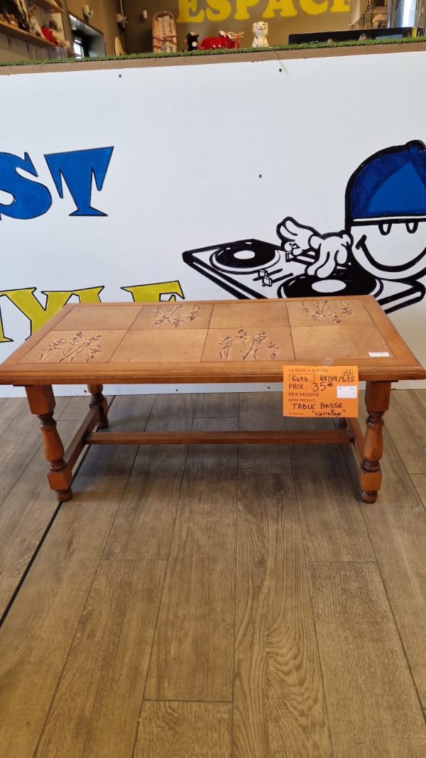 table basse "carrelage" (6404).
