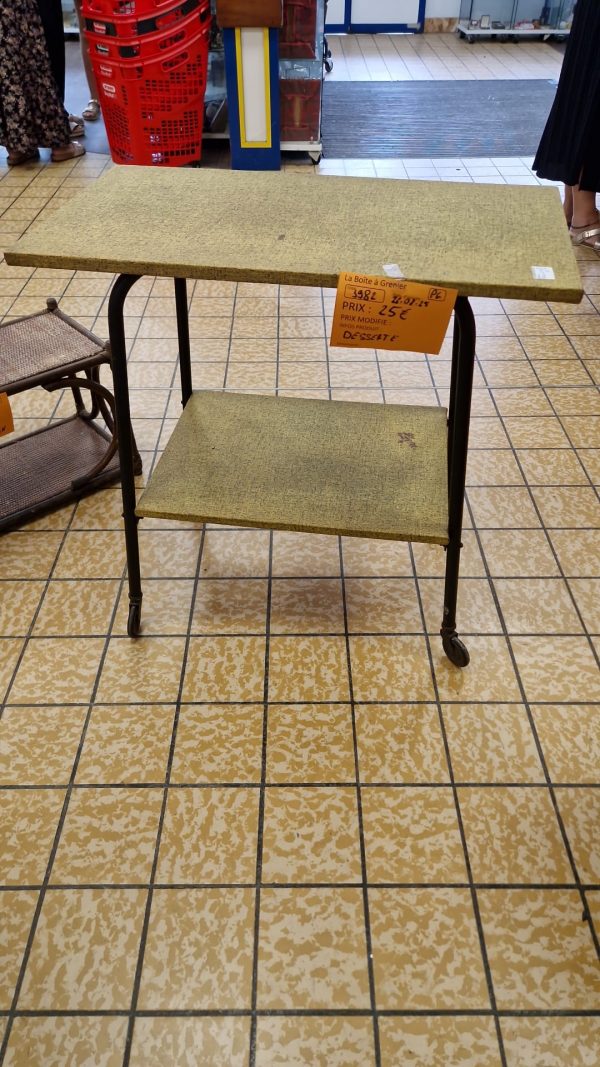 DESSERTE VINTAGE VERTE  (3982)