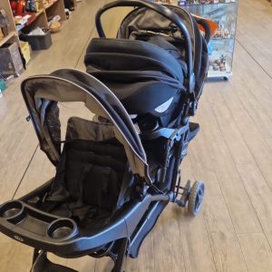 poussette double + cosy (3172).