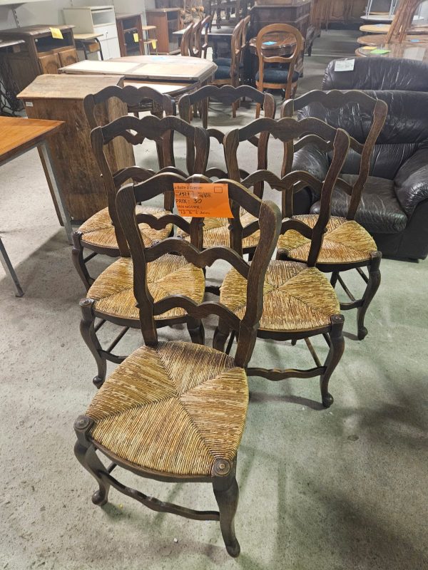 LOT DE 6 CHAISES (ss1927)