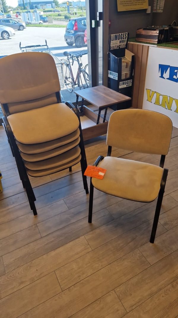 6 chaises tissu (11987).