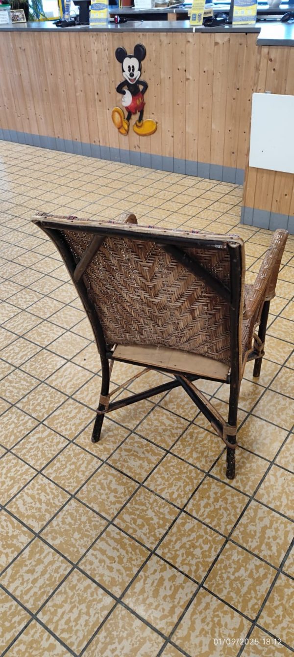 FAUTEUIL ROTIN (10935) – Image 2