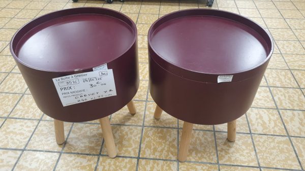 CHEVET COFFRE  X 2 (3516)