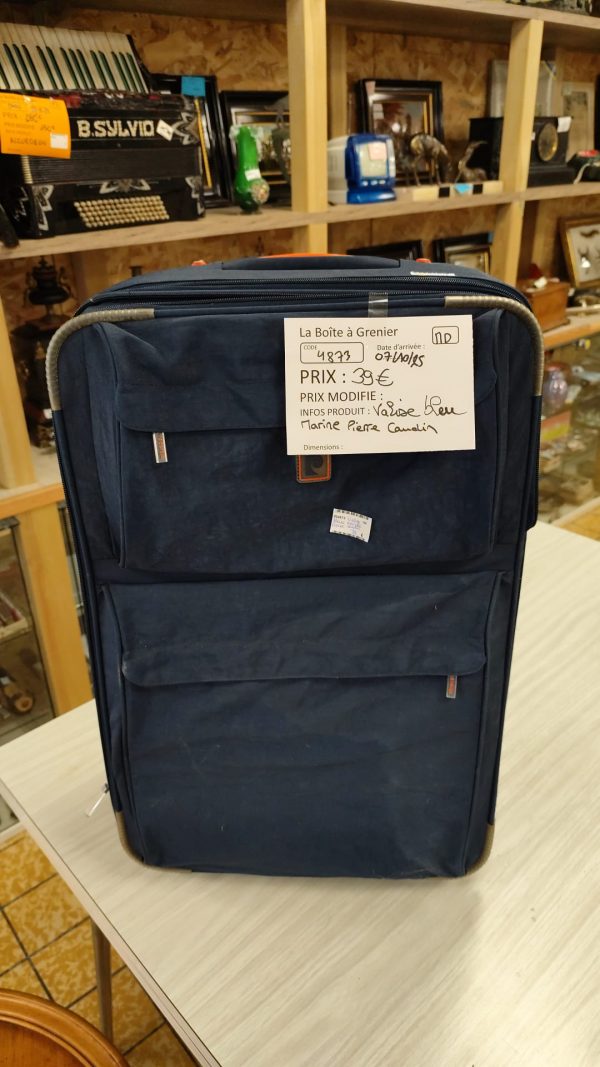 VALISE BLEU MARINE CARDIN (4873)