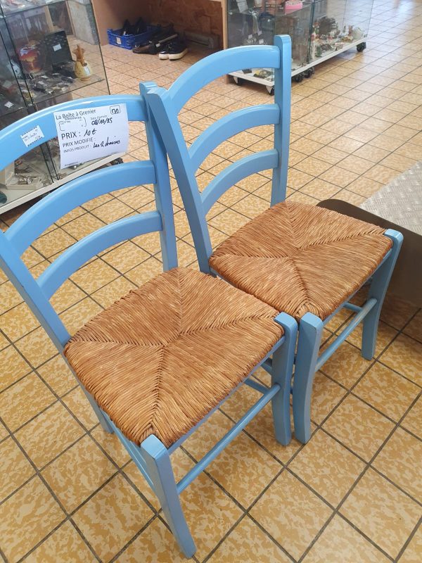 LOT DE 2 CHAISES (11954) – Image 2