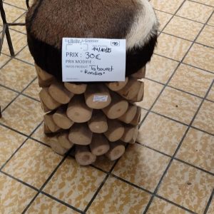 TABOURET « RONDINS »(5023)