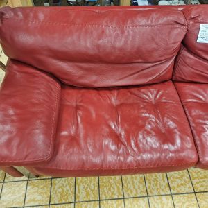 CANAPÉ CUIR ROUGE ROCHE BOBOIS (283)