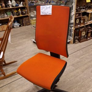 fauteuil bureau orange (13087).