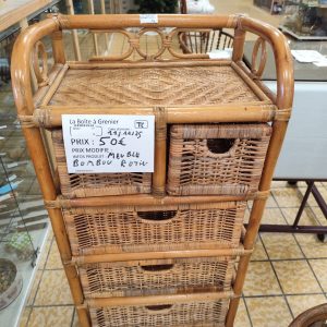 MEUBLE BAMBOU ROTIN (3351)