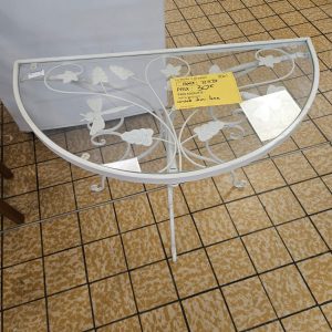 CONSOLE DEMI LUNE FER FORGÉ (12005)