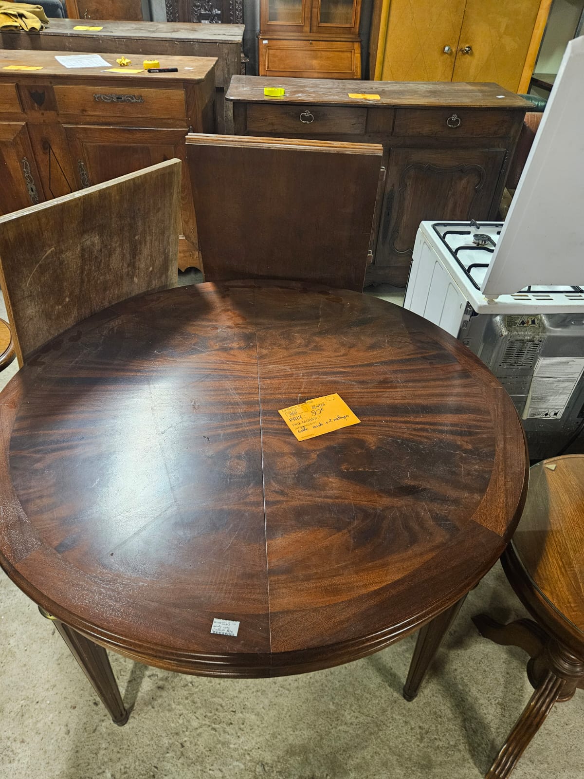 table + 2 rallonges (SS1166)