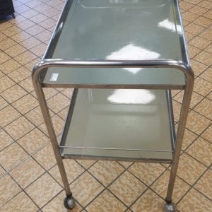 DESSERTE METAL + VERRE (7414)