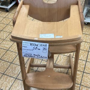 CHAISE HAUTE EN BOIS MASSIF (12017)