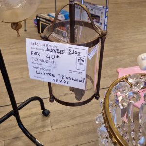 lustre « 2 ampoules » (2100).