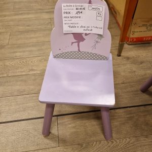 table + chaise + tabouret enfant (10659).