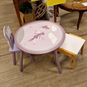 table + chaise + tabouret enfant (10659).
