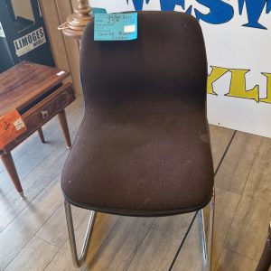 chaise bureau marron (6404).