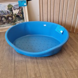 corbeille chien bleue (9955).