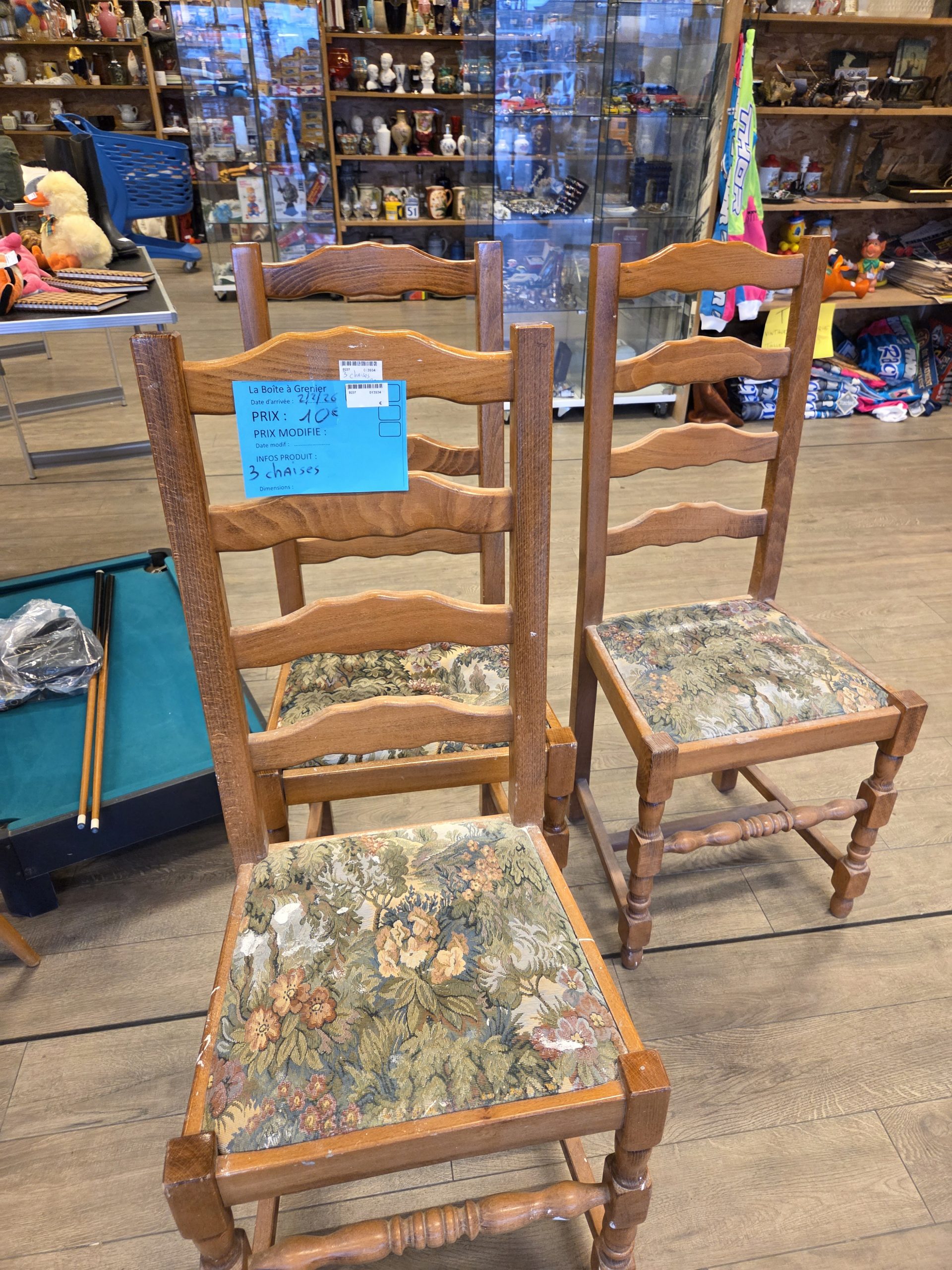 Lot de 3 chaises (13934)